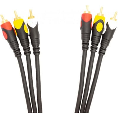 Кабель мультимедійний 3xRCA M to 3xRCA M 1.5m PowerPlant (CA911714)