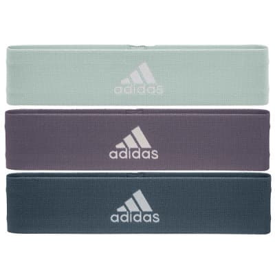 Еспандер Adidas Resistance Band Set (L, M, H) ADTB-10711 Набір Зелений, Фіолетовий, Темно-синій (885652018753)