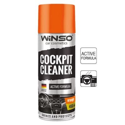 Автополіроль WINSO Cockpit Cleaner апельсин 450ml (840550)