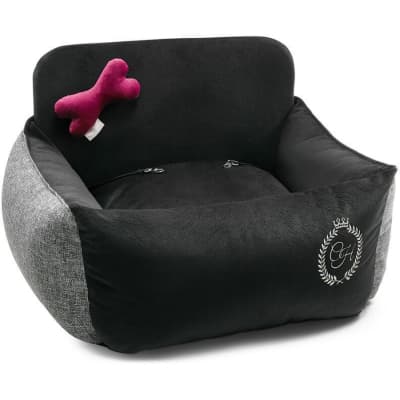 Автомобільне крісло для тварин Chloe's Home Paris M/L 65х45 см чорне (CLH1004)