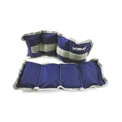 Обважнювач LiveUp Wrist/Ankle Weights LS3011-1 2 шт по 1 кг синій (6951376126303)