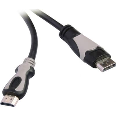 Кабель мультимедійний DisplayPort M to HDMI M 1.8m Viewcon (VD 119-1,8м.)