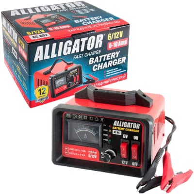 Зарядний пристрій для автомобільного акумулятора Alligator AC807