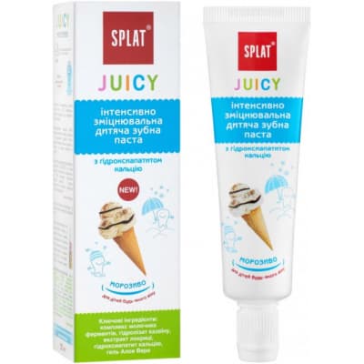 Дитяча зубна паста Splat Junior Juicy Морозиво (7640168930226)