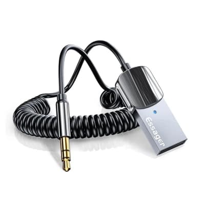 Bluetooth-адаптер Essager Adapter Car Wireless Receiver USB to 3.5mm Car Kit Speaker (EBTEB01-JS0A)