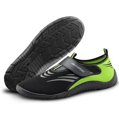Аквашузи Aqua Speed Aqua Shoe Model 642-27A чорний, сірий, жовтий 42 (5908217676023)