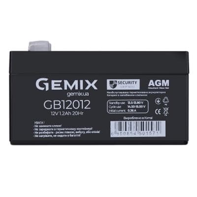 Батарея до ДБЖ Gemix GB 12В 1.2Ач (GB12012)