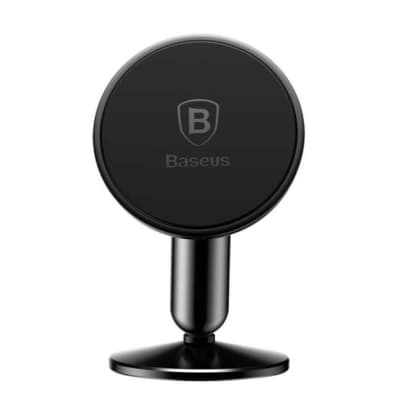Універсальний автотримач Baseus Magnetic Bullet An on-board (клейка стртрічка) black (SUYZD-01)