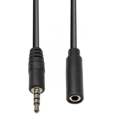 Кабель мультимедійний 3.5mm M to 3.5mm F 1.0m (4pin) PowerPlant (CA912841)