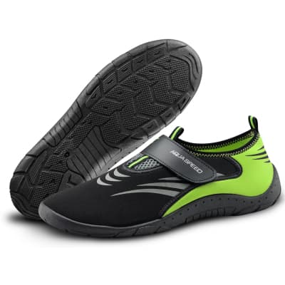 Аквашузи Aqua Speed Aqua Shoe Model 642-27A 35 чорний/салатовий 40 (5908217676009)