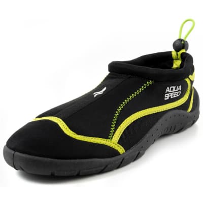 Аквашузи Aqua Speed Aqua Shoe Model 704-78 чорний, жовтий 37 (5905718616626)