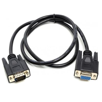 Кабель мультимедійний VGA M to VGA F 1.0m PowerPlant (CA911967)