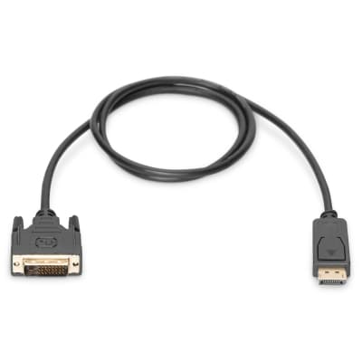 Кабель мультимедійний DisplayPort M to DVI M 2.0m 24+1pin Digitus (AK-340301-020-S)