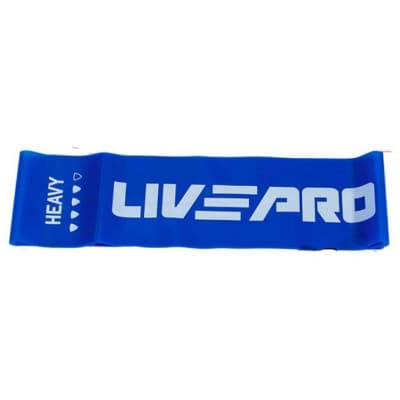 Еспандер LivePro Fitness Band Heavy LP8415-H блакитний Уні 200х15см (9,1кг) (6951376153682)