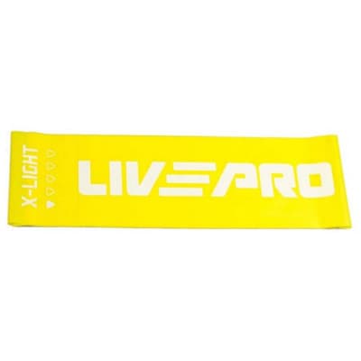 Еспандер LivePro Fitness Band X-Light LP8415-XL жовтий Уні 200х15см (2,3кг) (6951376153651)