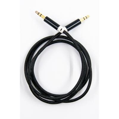 Кабель мультимедійний 3.5mm M to 3.5mm M 1.0m black Dengos (AUDIO-NTK-BLACK)