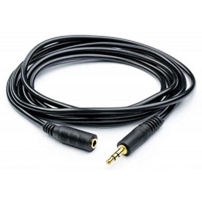 Кабель мультимедійний 3.5mm M to 3.5mm F 5.0m Atcom (16849)
