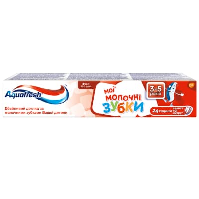 Дитяча зубна паста Aquafresh Мої Молочні зубки (3-5 років) 50 мл (5054563205667)