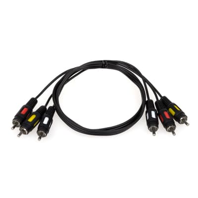 Кабель мультимедійний 3xRCA M to 3xRCA M 1.8m Atcom (10711)