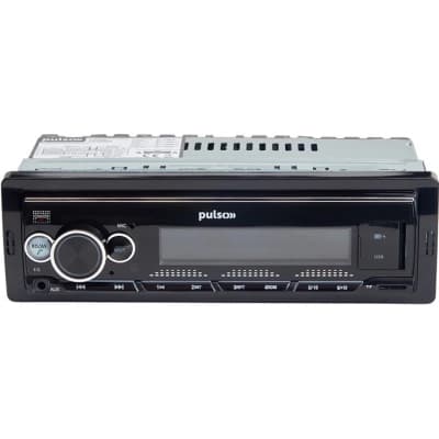 Автомагнітола PULSO RGB, USB, FM, RCA, LCD-дисплей, 4х50 Вт (P110211)