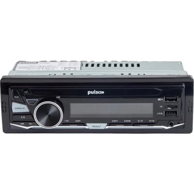 Автомагнітола PULSO RGB, USB, FM, RCA, LCD-дисплей, 4х50 Вт (P110411)