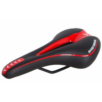 Сідло Velotrade MTB " 270*140 черно-красный YF-1018 (SAD-298)