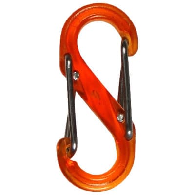 Карабін туристичний Nite ize Plastic Carb S Biner Size 4 NI674 Orange (4823082709557)