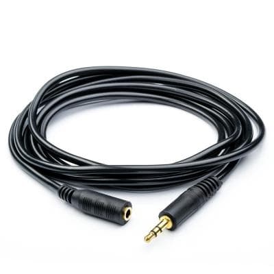 Кабель мультимедійний 3.5mm M to 3.5mm F 7.5m Atcom (11056)