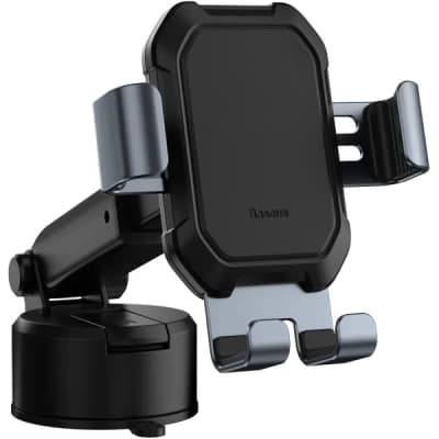 Універсальний автотримач Baseus Tank gravity car mount holder with suction base Tarnish Black (SUYL-TK01)
