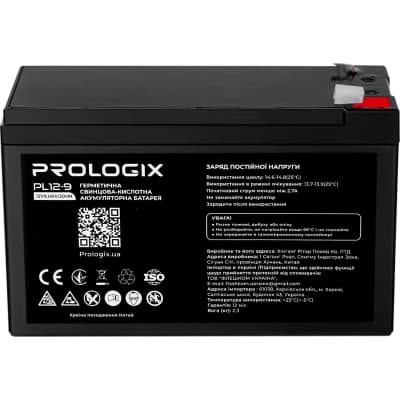 Батарея до ДБЖ Prologix 12V-9Ah (PL12-9)