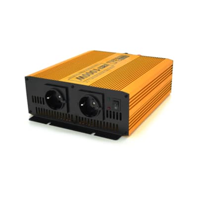 Автомобільний інвертор 24V/220V, 1000W з правильною синусоїдою Mexxsun (MXSPSW-1000-24S)