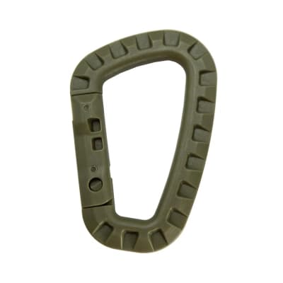 Карабін туристичний Tramp Набір 3 шт пластикових Green (UTRA-304-green)