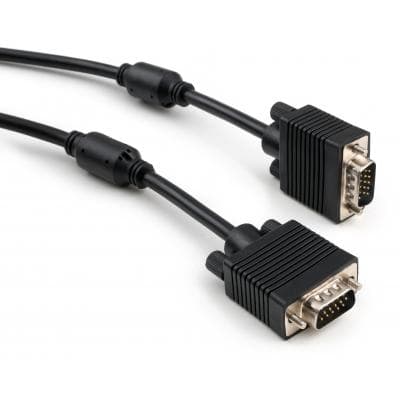 Кабель мультимедійний VGA M to VGA M 10.0m Vinga (VCPVGAF10BK)