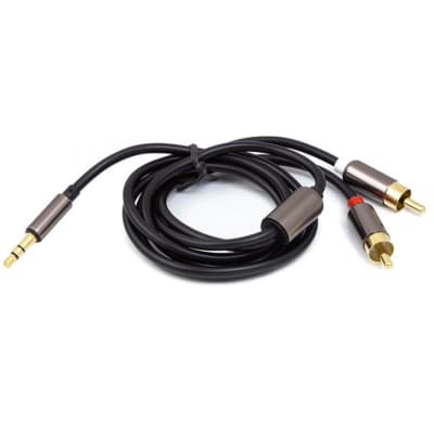 Кабель мультимедійний 3.5mm M to 2xRCA 1.0m PowerPlant (CA912834)
