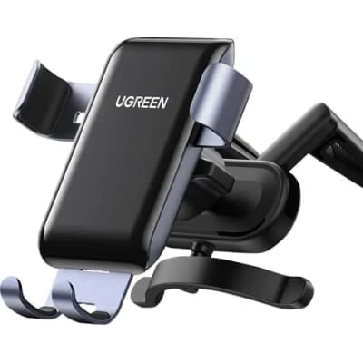 Універсальний автотримач Ugreen LP274 Gravity Phone Holder for Round Air Vent Black (30401)