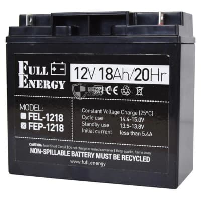 Батарея до ДБЖ Full Energy 12В 18Аг (FEP-1218)