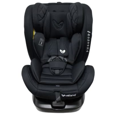 Автокрісло Velano Aura 360° i-Size 40150 см, ISOFIX, black (48415)