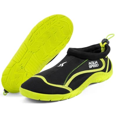 Аквашузи Aqua Speed Aqua Shoe Model 704-18 чорний, жовтий 39 (5908217691637)