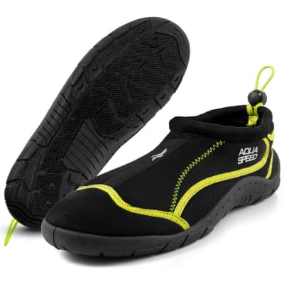 Аквашузи Aqua Speed Aqua Shoe Model 704-78 чорний, жовтий 38 (5905718616633)