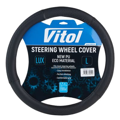 Чохол на руль VITOL L чорн (VLOD-HC15 Bk L)