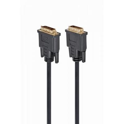 Кабель мультимедійний DVI M to DVI M 3.0m 24+1pin Cablexpert (CC-DVI2-BK-10)