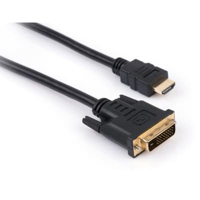 Кабель мультимедійний HDMI M to DVI M 3.0m 24+1pin Vinga (VCPHDMIDVI3)